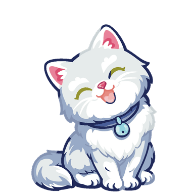 Happy Wishy cat mascot
